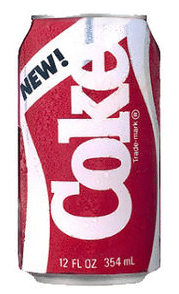 marketing fails new coke switch